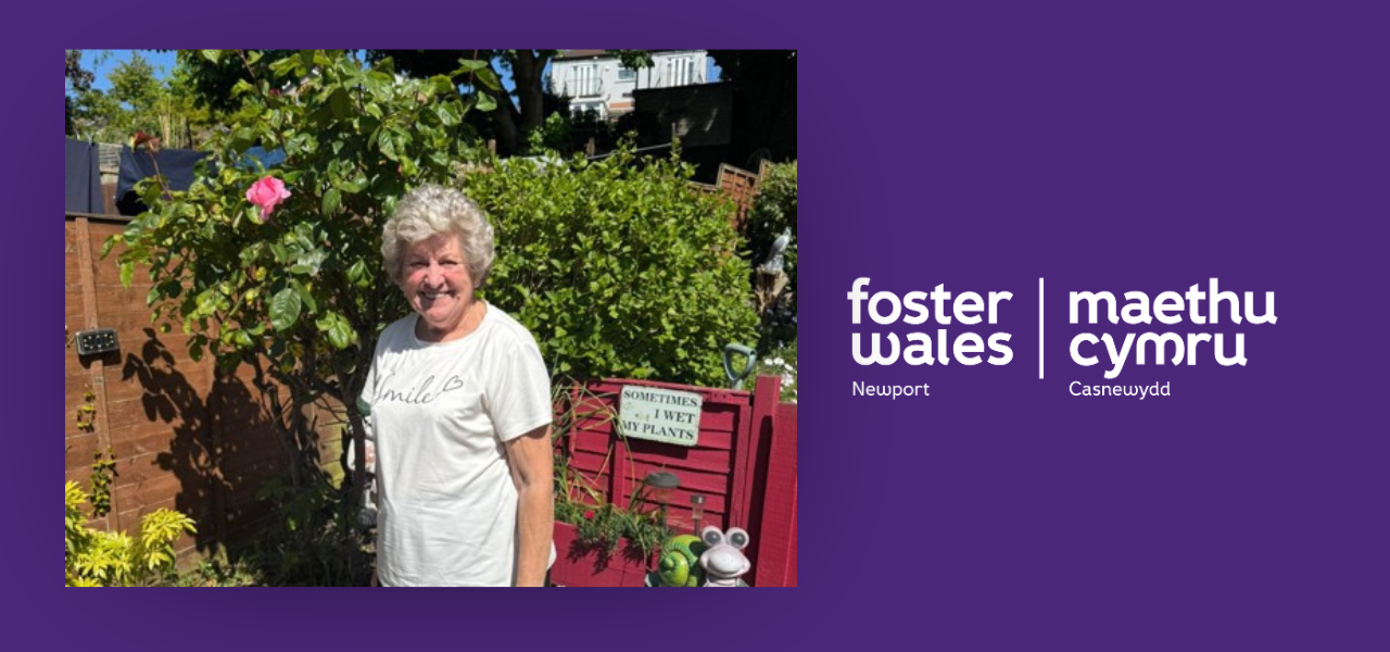 Sylvia foster carer in Newport